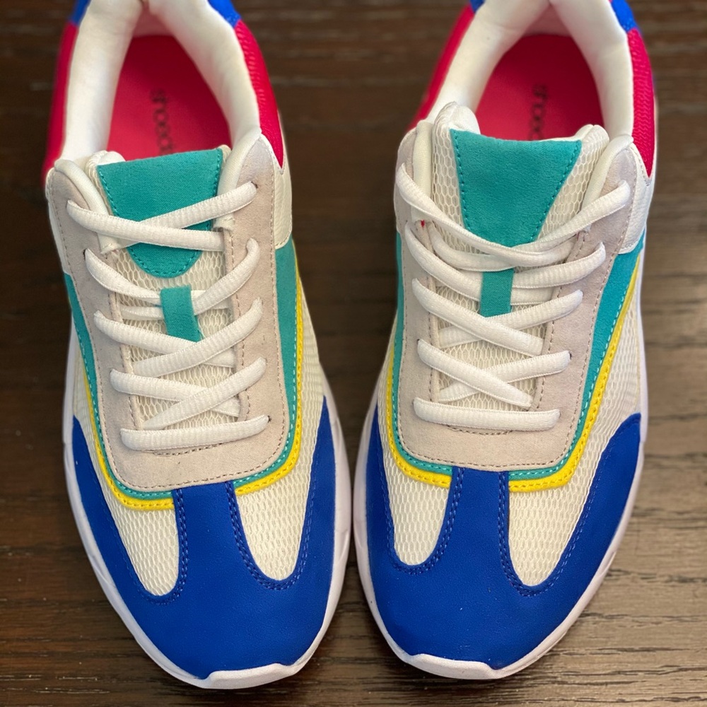 Multi colored fashion sneakers